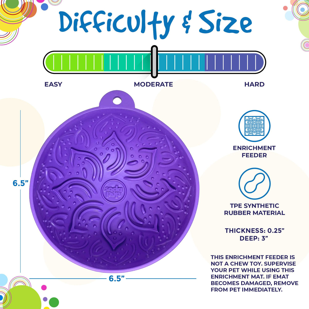 Garden of Eatin’ Wobble Lick Mat for Dogs & Cats