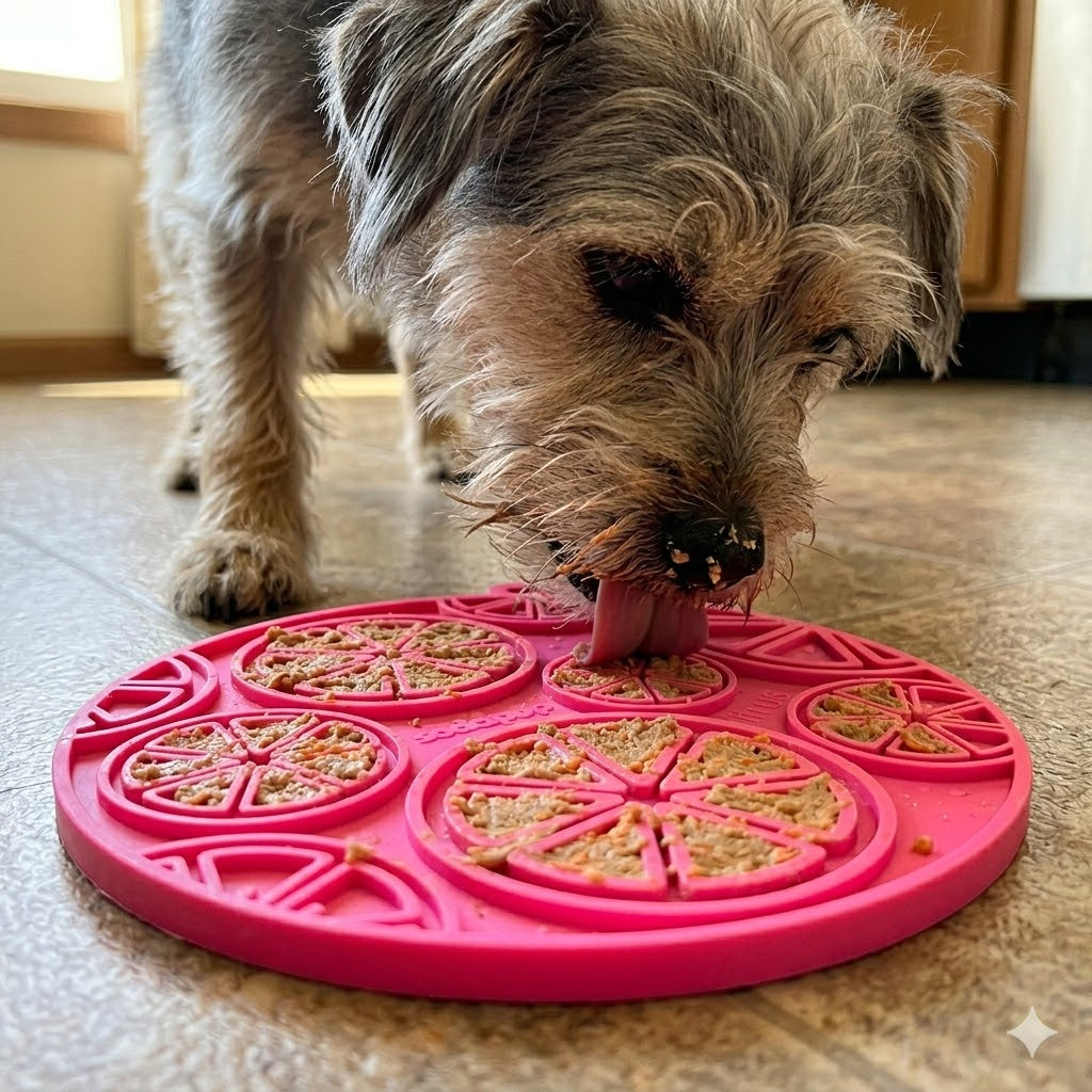 Citrus Suction-Cup Lick Mat for Dogs & Cats