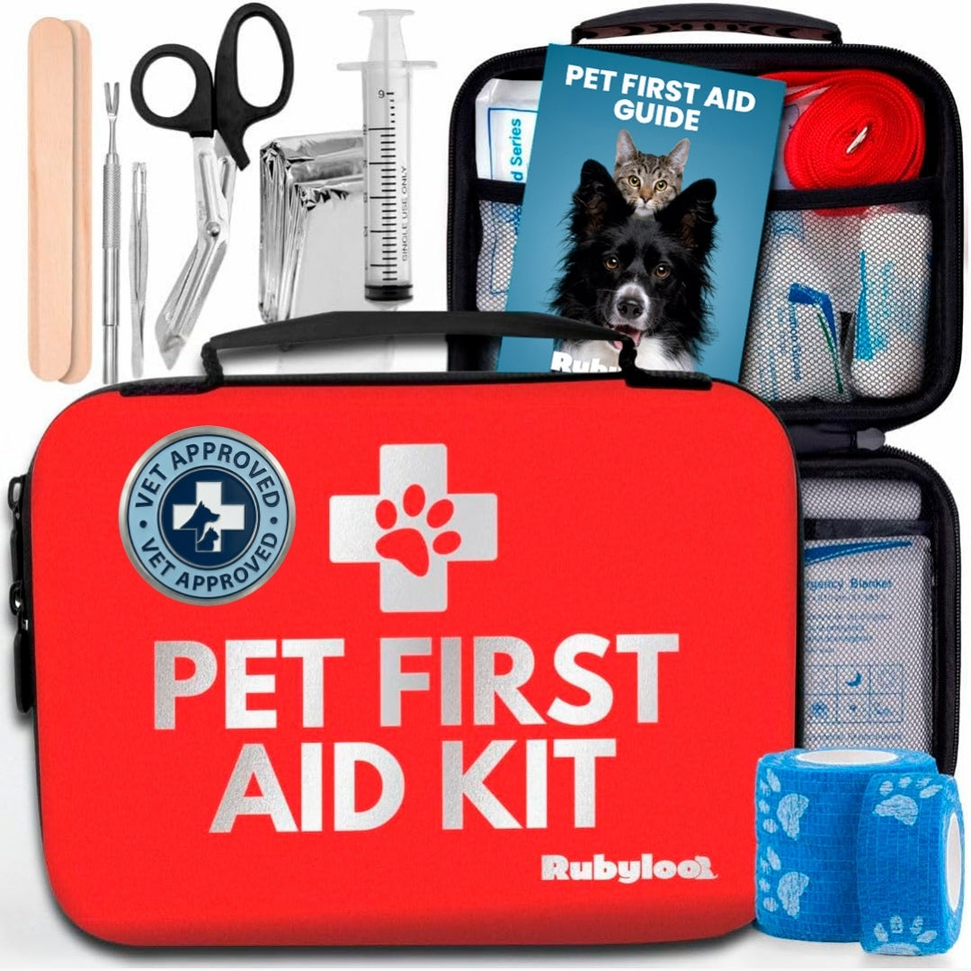 Portable Pet First Aid Kit for Dogs & Cats