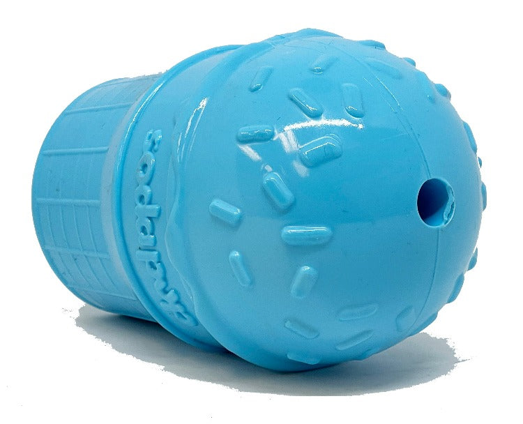 Ice Cream Cone Rubber Treat Toy for Dogs