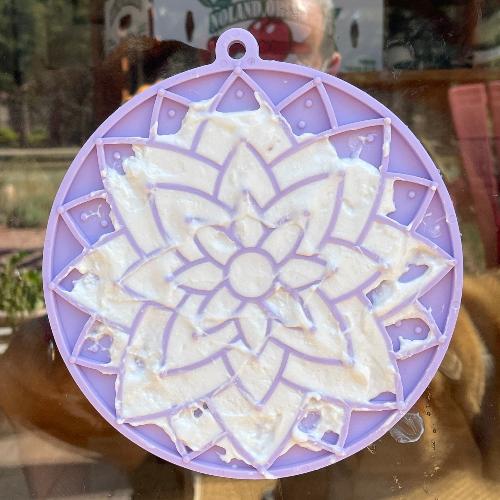Lotus Suction-Cup Lick Mat for Dogs & Cats