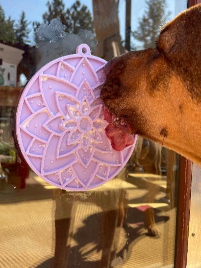 Lotus Suction-Cup Lick Mat for Dogs & Cats