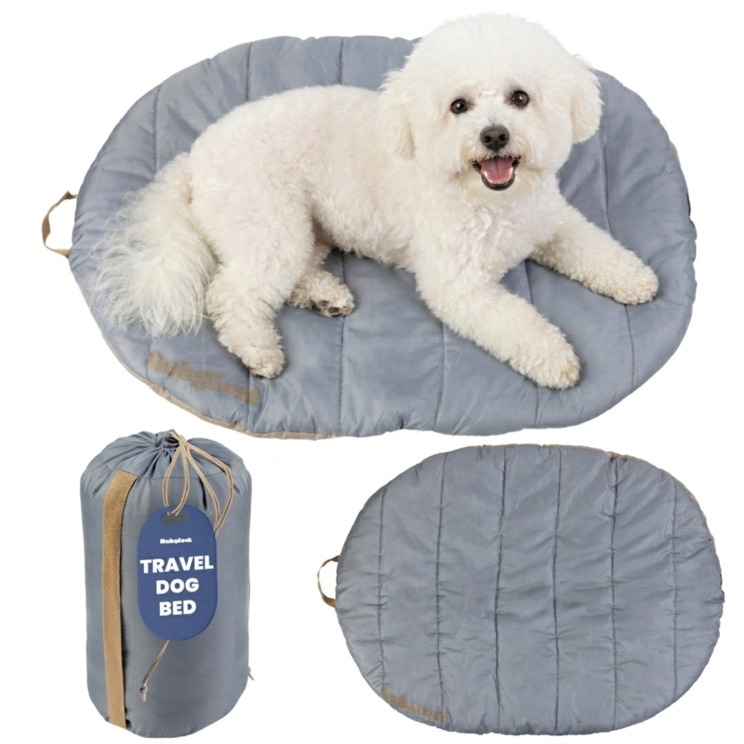 Packable Travel Dog Bed for Camping & Road Trips