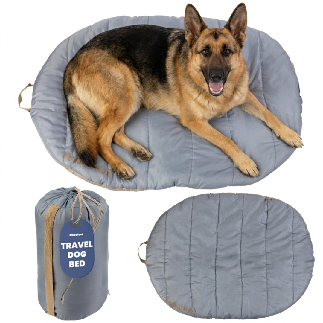 Packable Travel Dog Bed for Camping & Road Trips