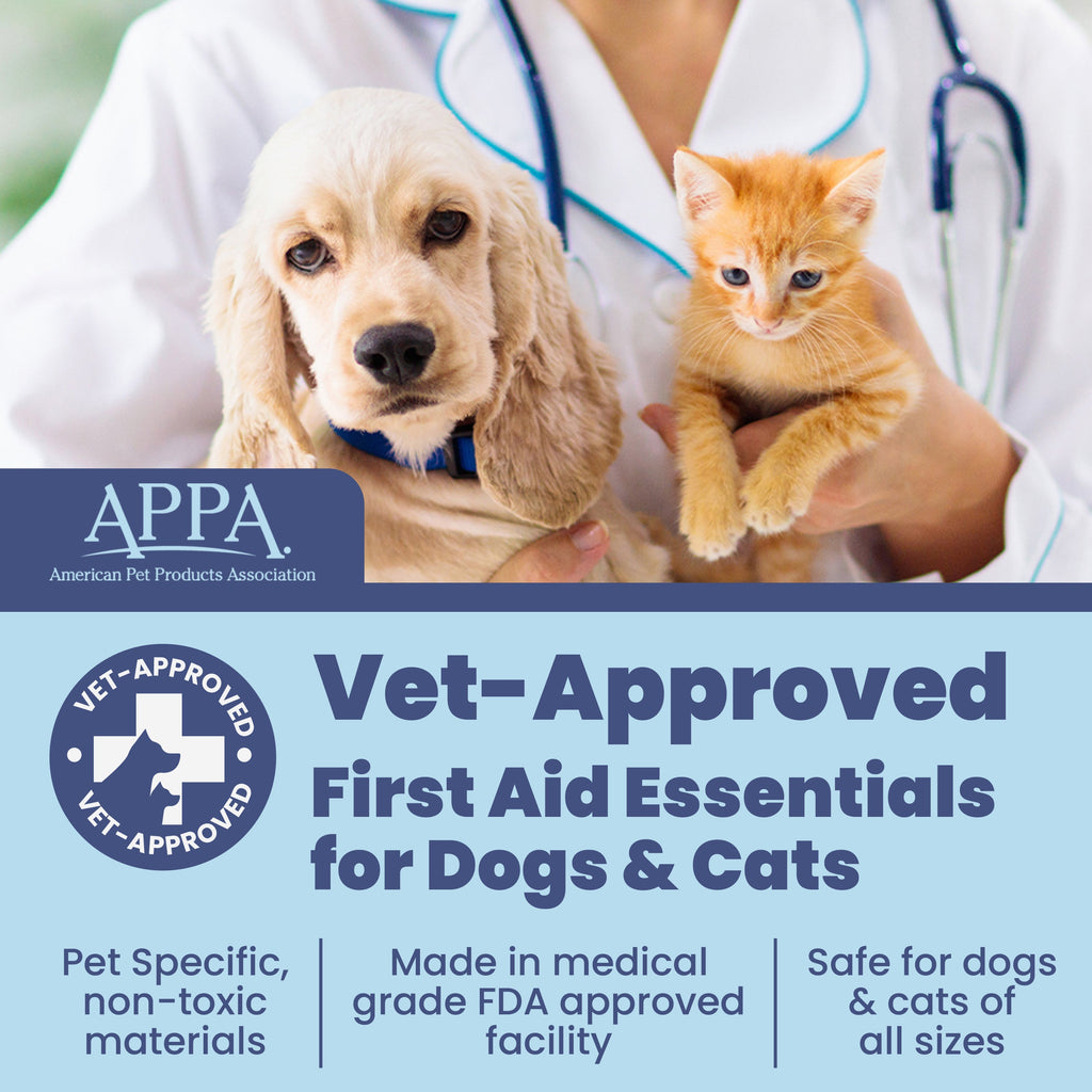 Portable Pet First Aid Kit for Dogs & Cats