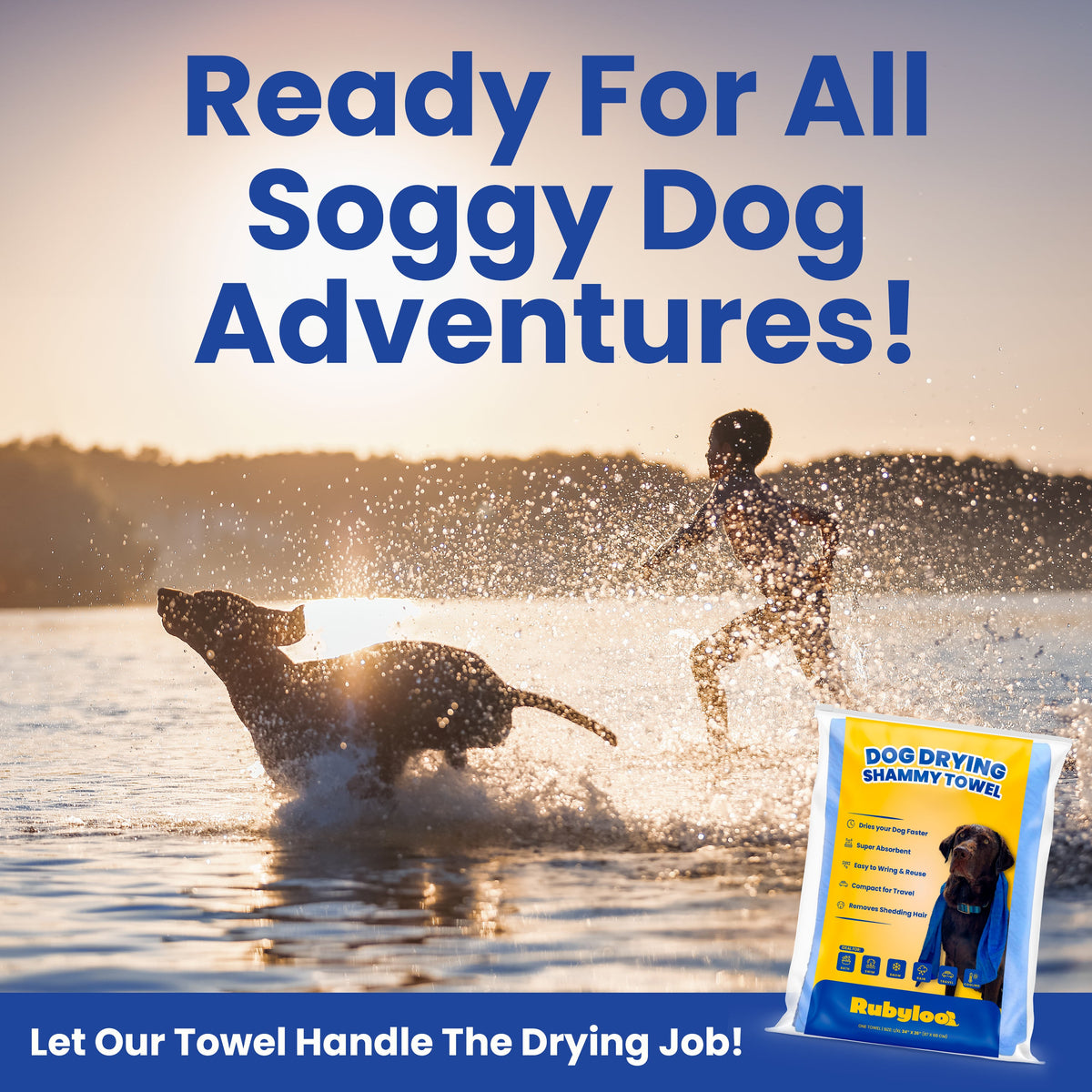 Quick-Dry Dog Shammy Towel