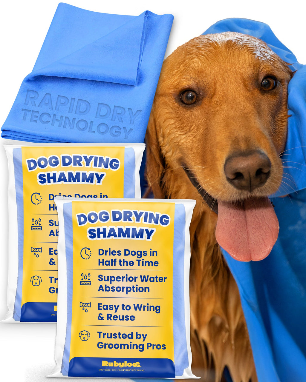 Quick-Dry Dog Shammy Towel