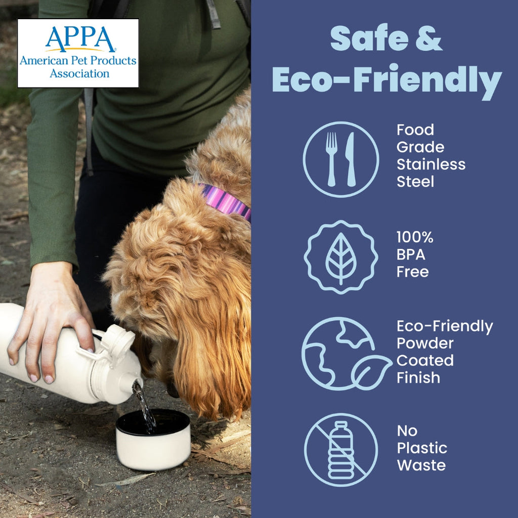 2-in-1 Dog & Human Travel Water Bottle