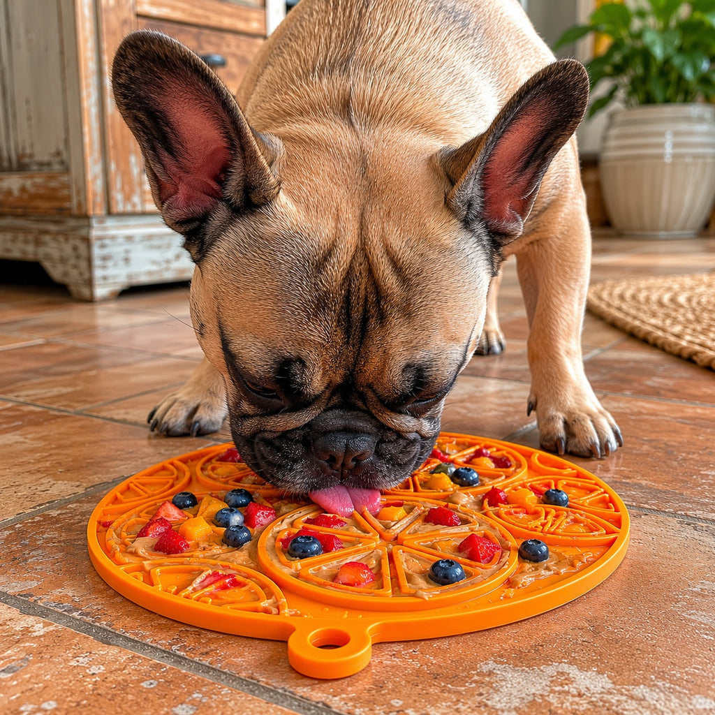 Citrus Suction-Cup Lick Mat for Dogs & Cats