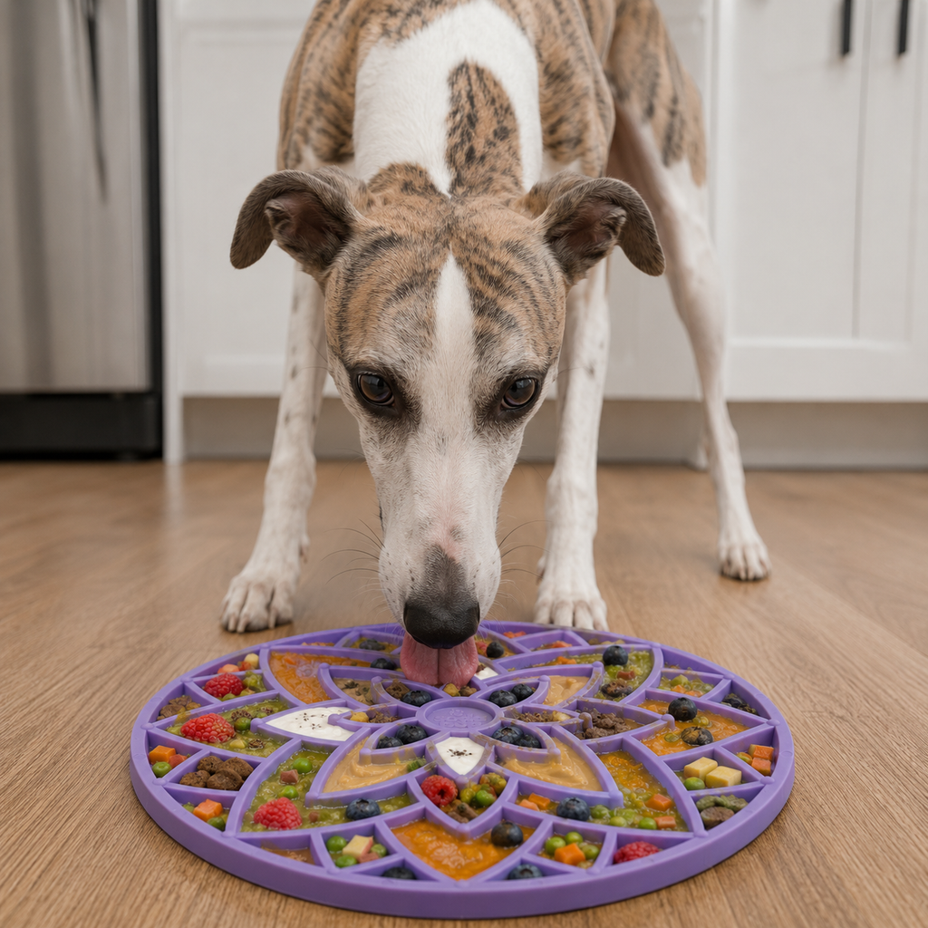 Lotus Suction-Cup Lick Mat for Dogs & Cats