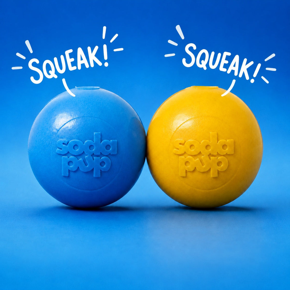 Squeak Ball – Floating Rubber Dog Toy