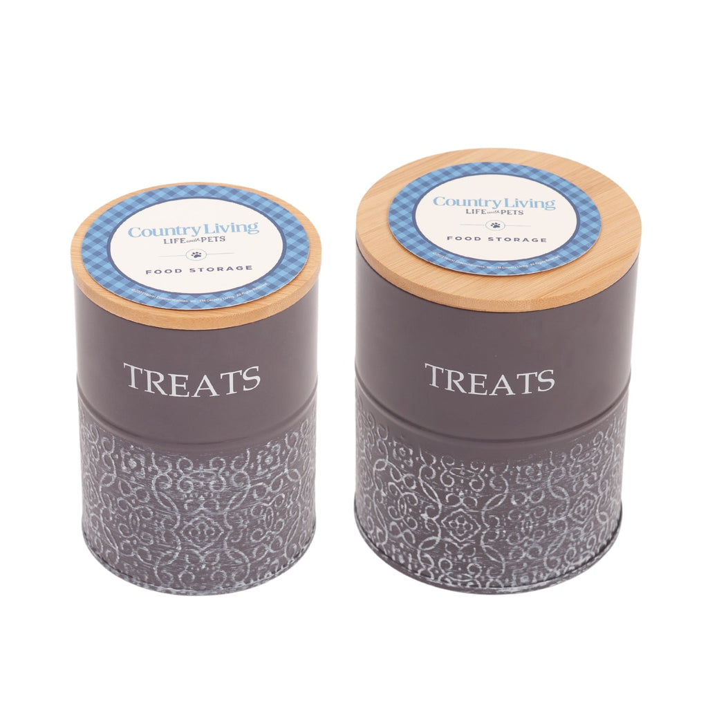 Dog Treat Canister Set – Volcanic Gray