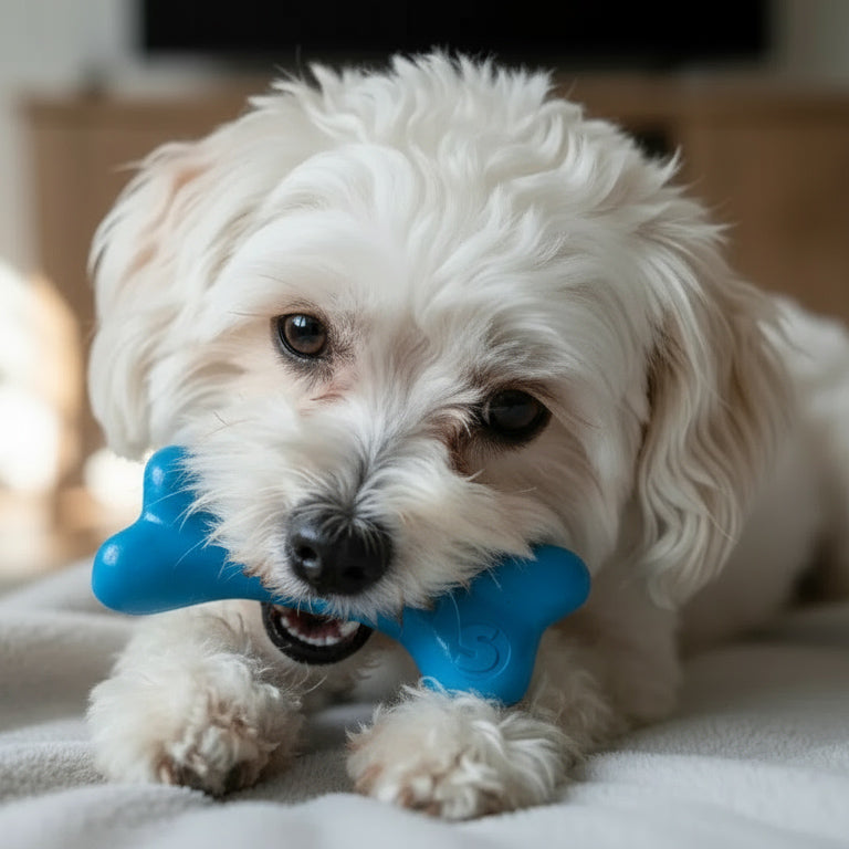 PUP-X Floating Rubber Bone Dog Toy
