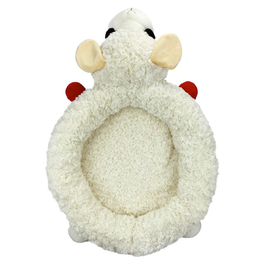Lamb Chop Cuddly Dog Bed – 27 in