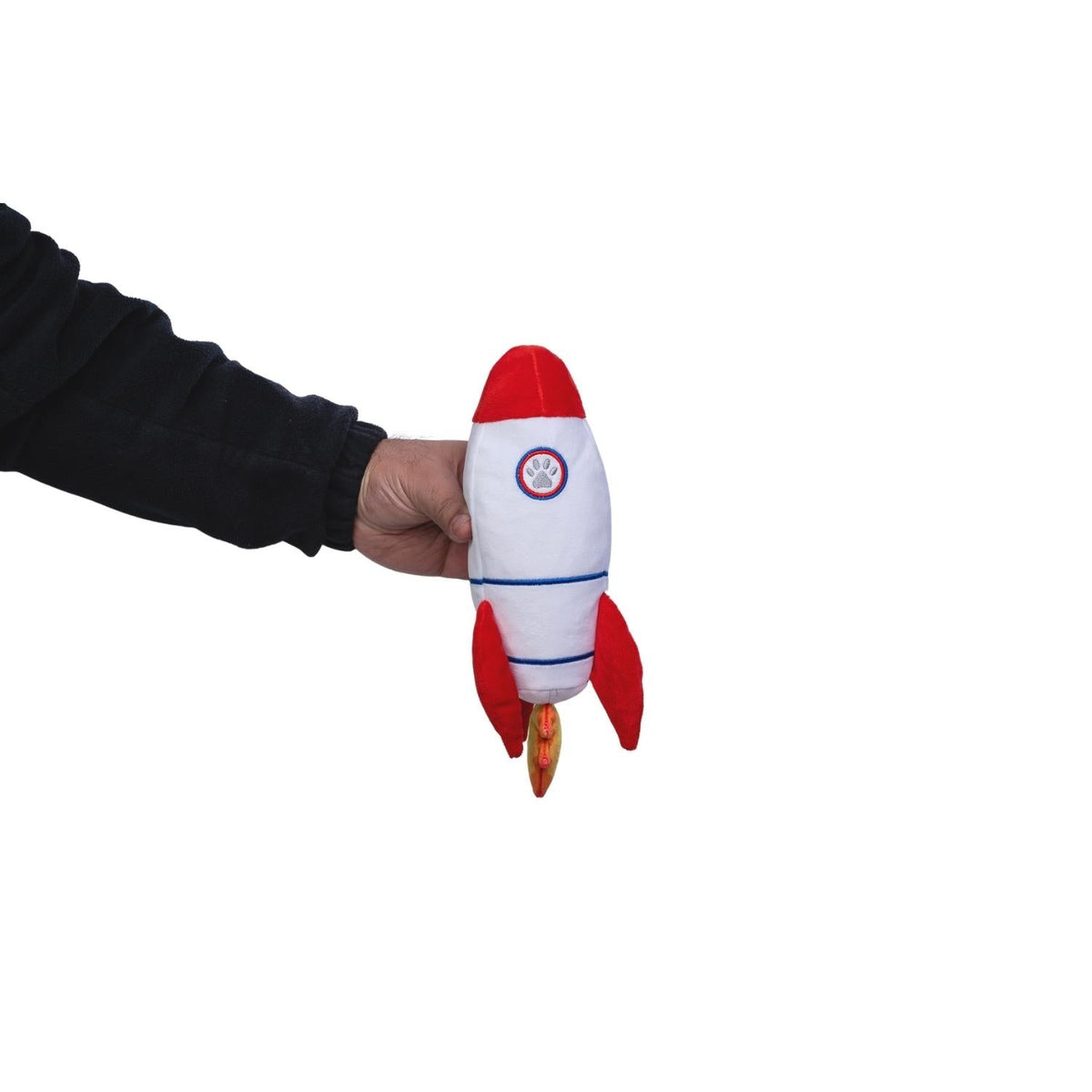 Space Alien & Rocket Plush Dog Toy Set, Squeakers & Crinkle Paper