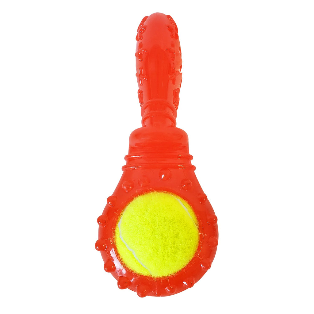 TPR Tennis Ball Dog Toy Variety Pack with Boomerang & Squeaker Toys