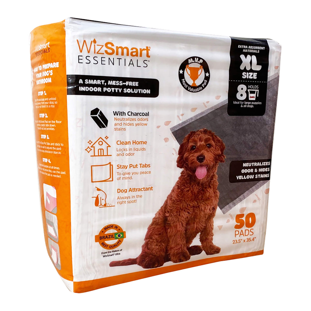 XL Charcoal Puppy Pads – 50 Count