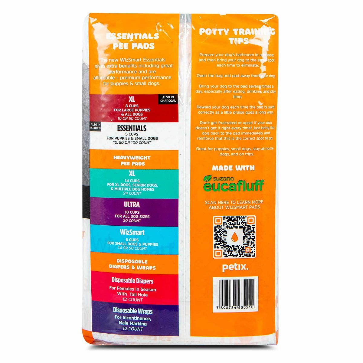 XL Charcoal Puppy Pads – 50 Count
