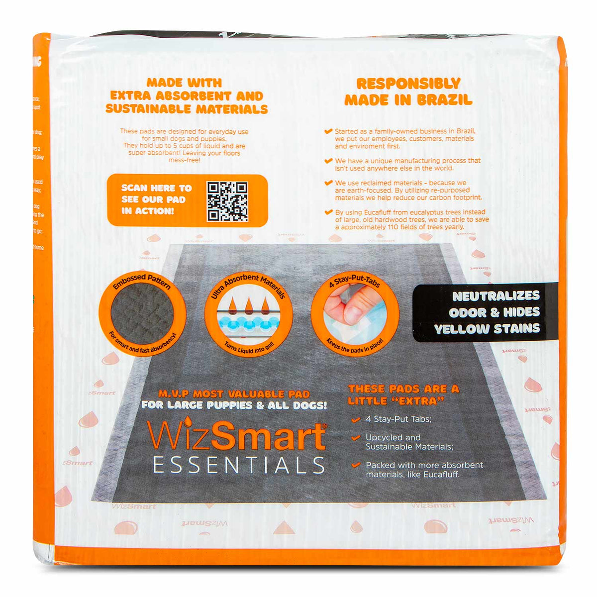 XL Charcoal Puppy Pads – 50 Count